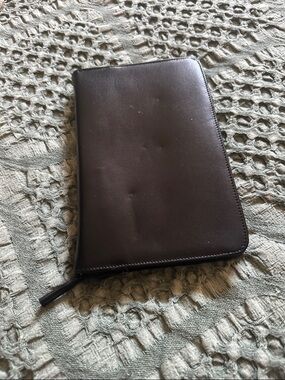 Gucci Black Leather Zip Folio -   
6”x9” New VTG